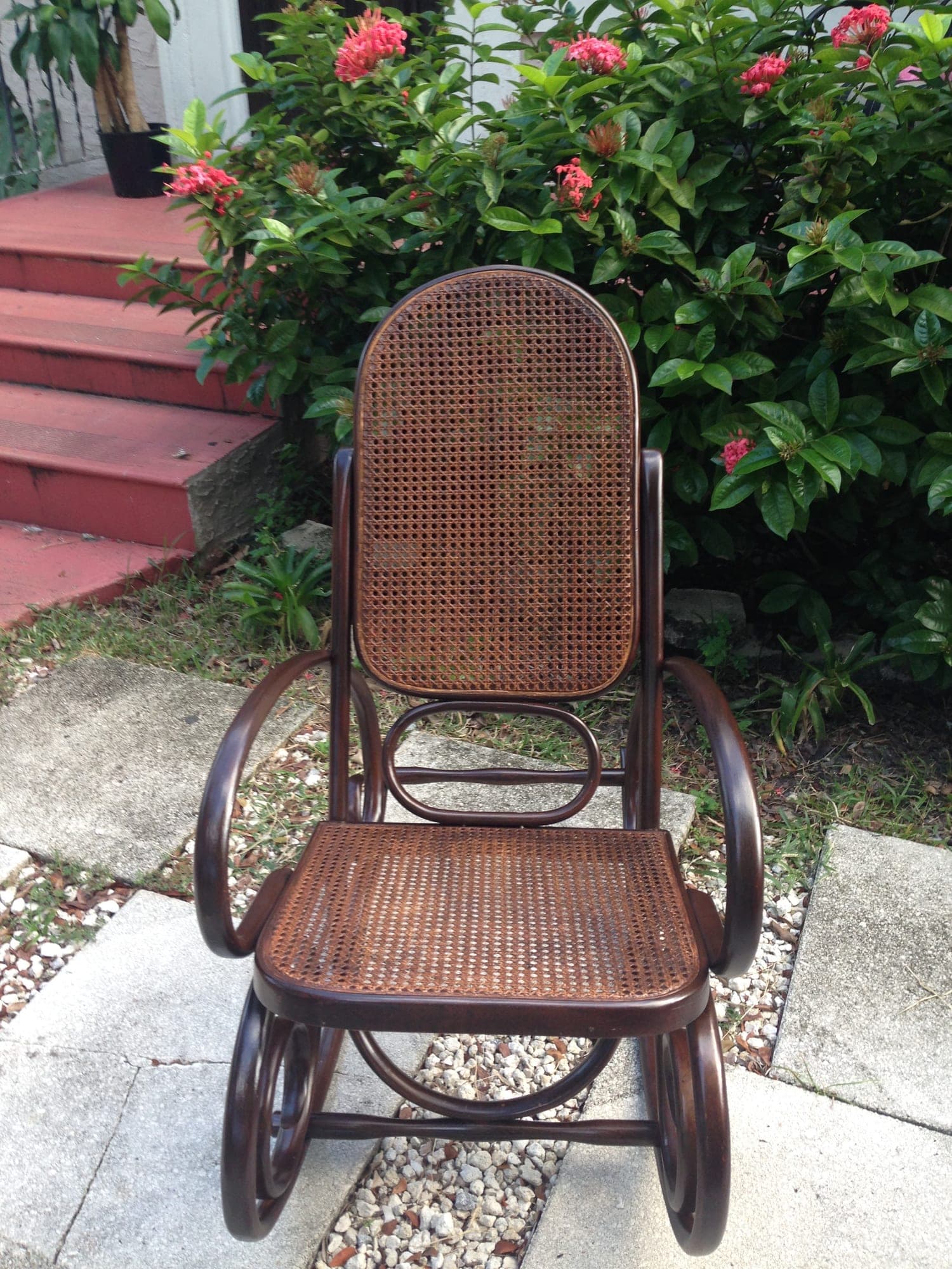 Bentwood Rocker — Re-Caned